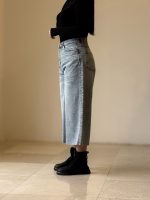 شلوار جین cropped full bag کد ۲۰۶۲۱ - Image 3