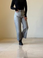شلوار جین crop baggy کد ۱۹۸۷۸ - Image 3