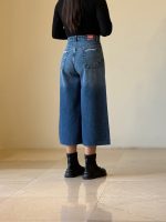 شلوار جین crop full bagg کد ۲۰۶۱۲ - Image 2