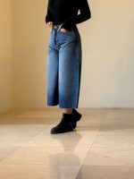 شلوار جین crop full bagg کد ۲۰۶۱۲ - Image 4