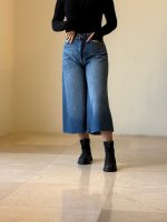 شلوار جین crop full bagg کد ۲۰۶۱۲ - Image 5
