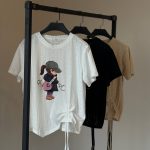 تیشرت سوزن دوزی girl (وارداتی) کد 3801 - Image 4