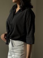 شومیز گره ای نگین دار کد ۳۸۵۳ - Image 5