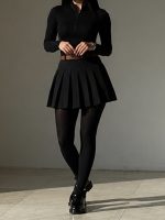 دامن پلیسه با کمربند کد ۳۹۰۳ - Image 3