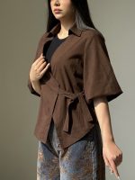 شومیز بغل گره لنین کد ۴۰۹۰ - Image 2