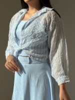 ست سه تیکه راه راه شیشه ای کد۴۰۷۷ - Image 2