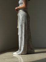 شلوار پارچه ای وارداتی پروانه با کمربند کنفی کد۲۵۰۷۱ - Image 6