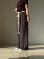 شلوار پارچه ای وارداتی ماربل با کمربند کد ۲۵۰۷۰ - Image 4